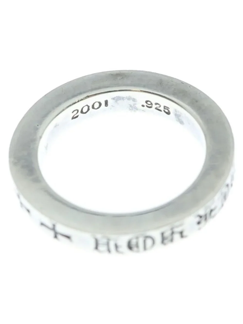 Chrome Hearts Spacer You Ring Silver
